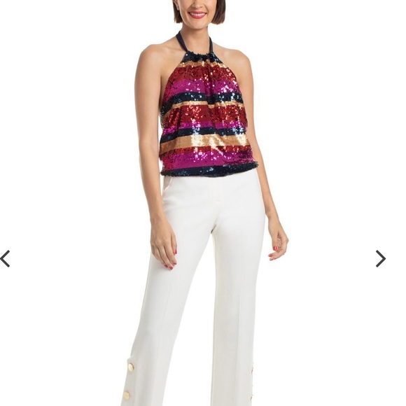 Trina Turk sequin top size S - Picture 2 of 6